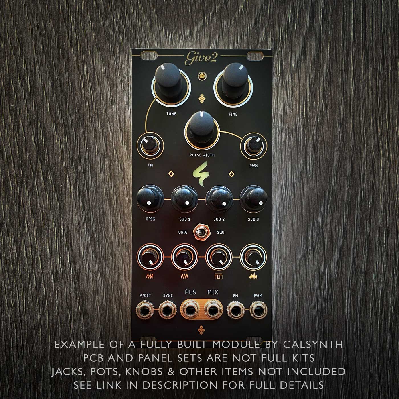 Giv Instrument Panel GIVE 2 DIY - POPULATED PCB/PANEL SET – Calsynth