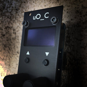 uO_C Teensy 4 Version - Micro Ornament & Crime - Matte Black Aluminum